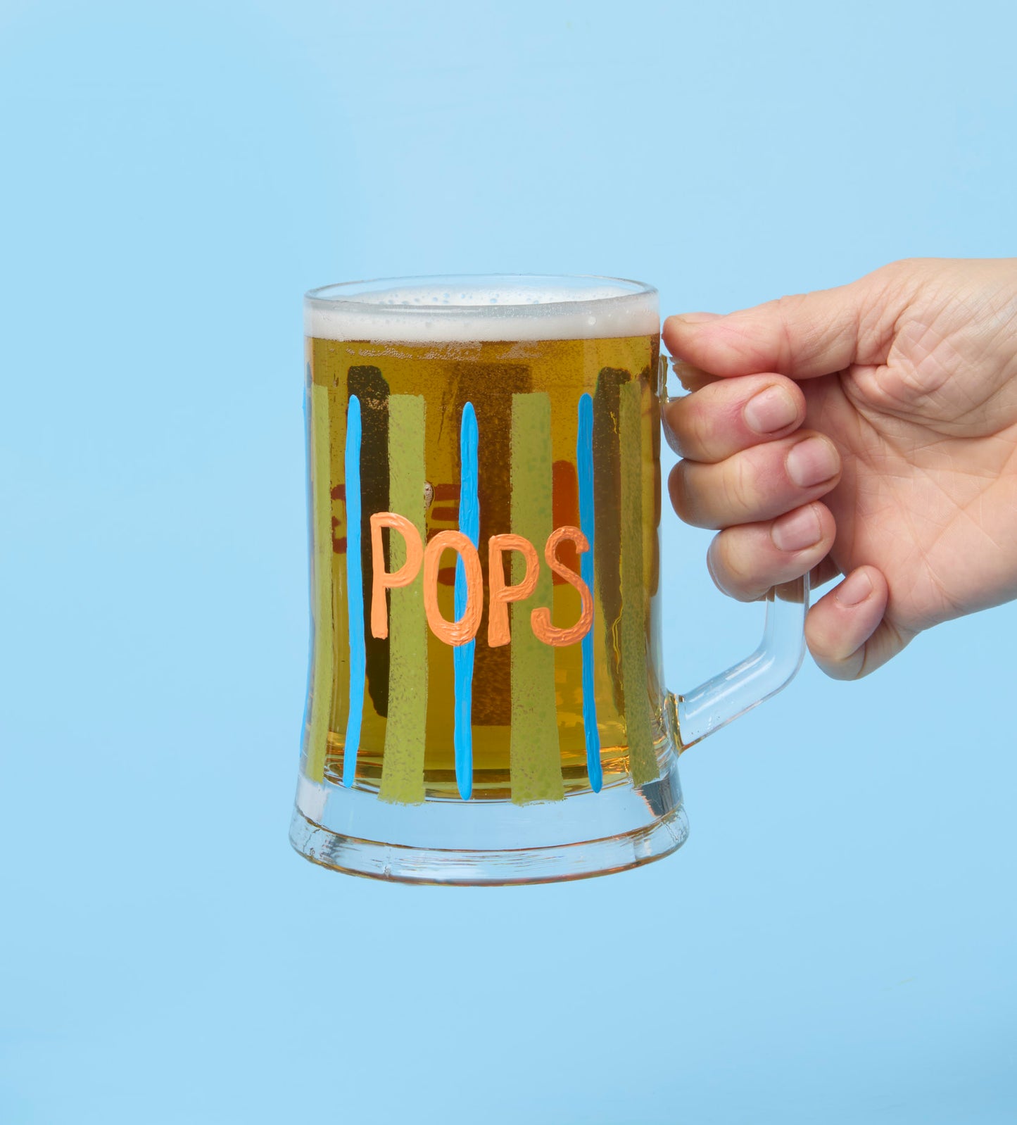 Verre à Bière à Peindre pour la Fête des Pères
