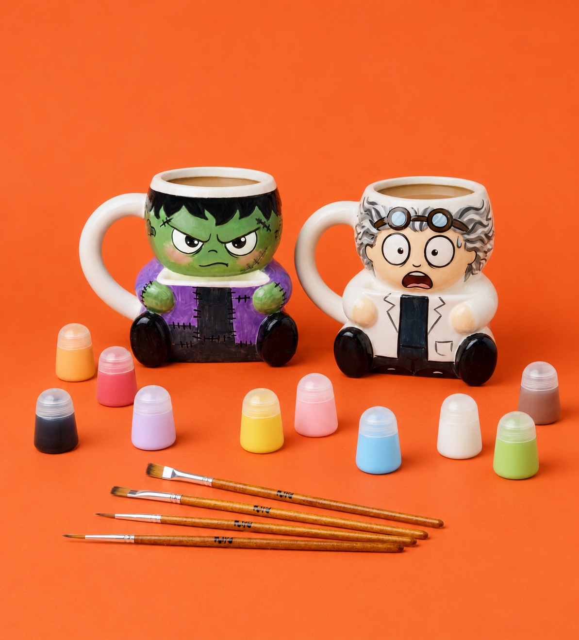Halloween Charaktere-Tassen-Malset