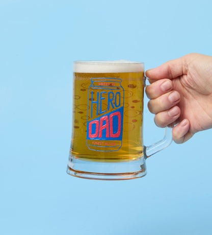 Verre à Bière à Peindre pour la Fête des Pères