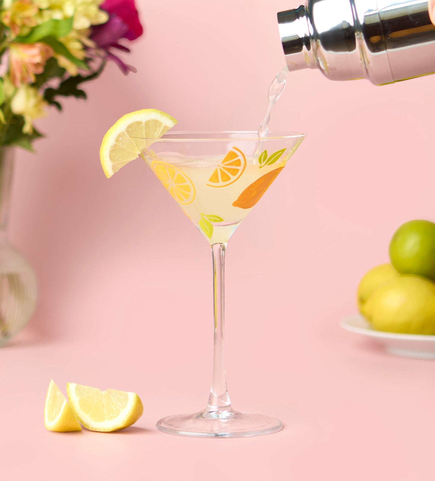 Paint-a-Cocktail Glass