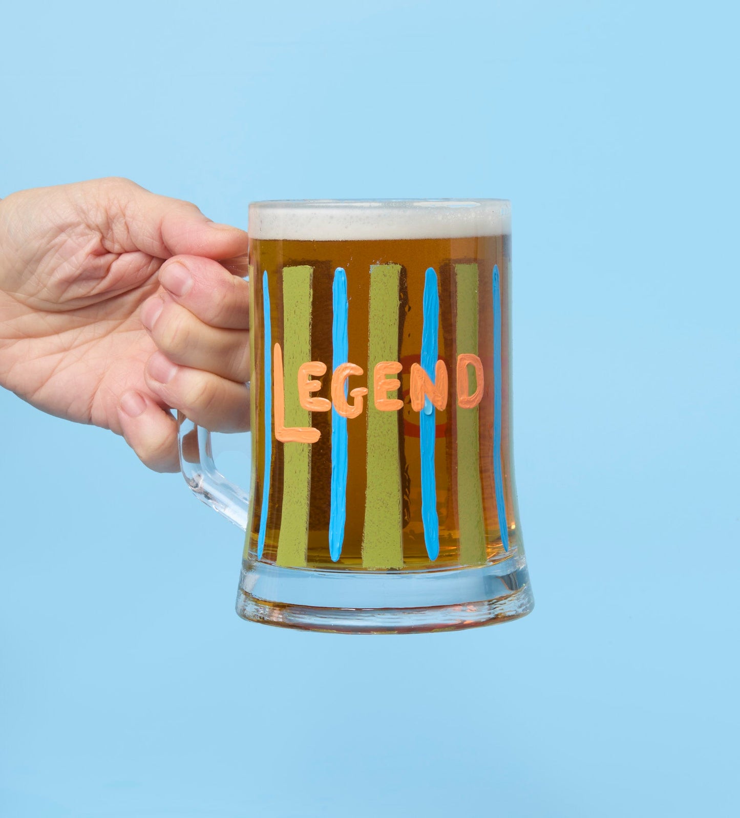 Paint-a-Beer Glass