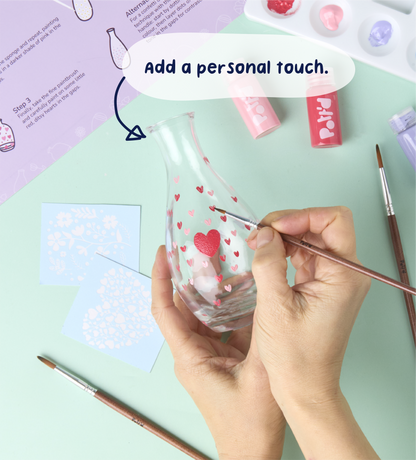Paint-a-Glass Vase