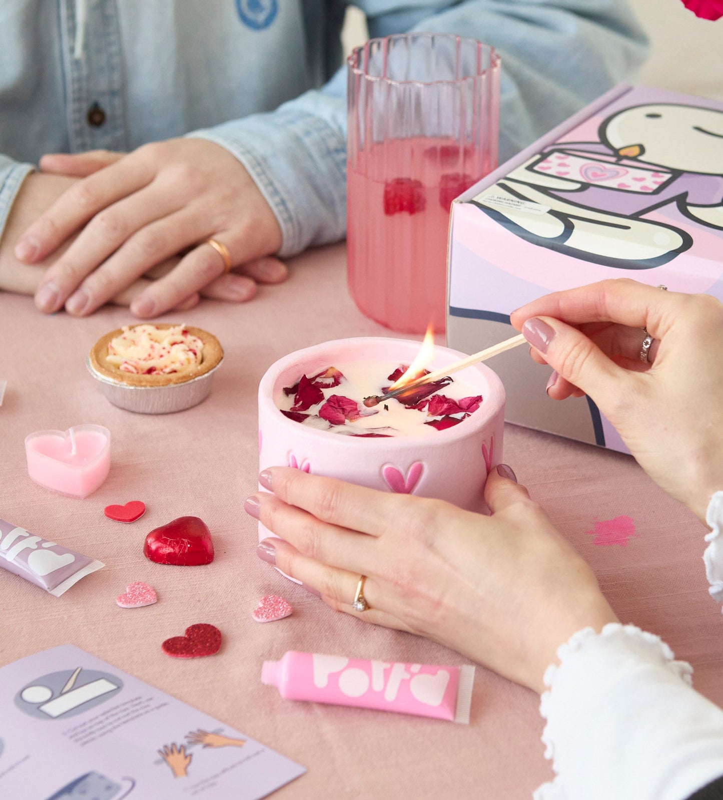 Love Heart Candle Making Kit