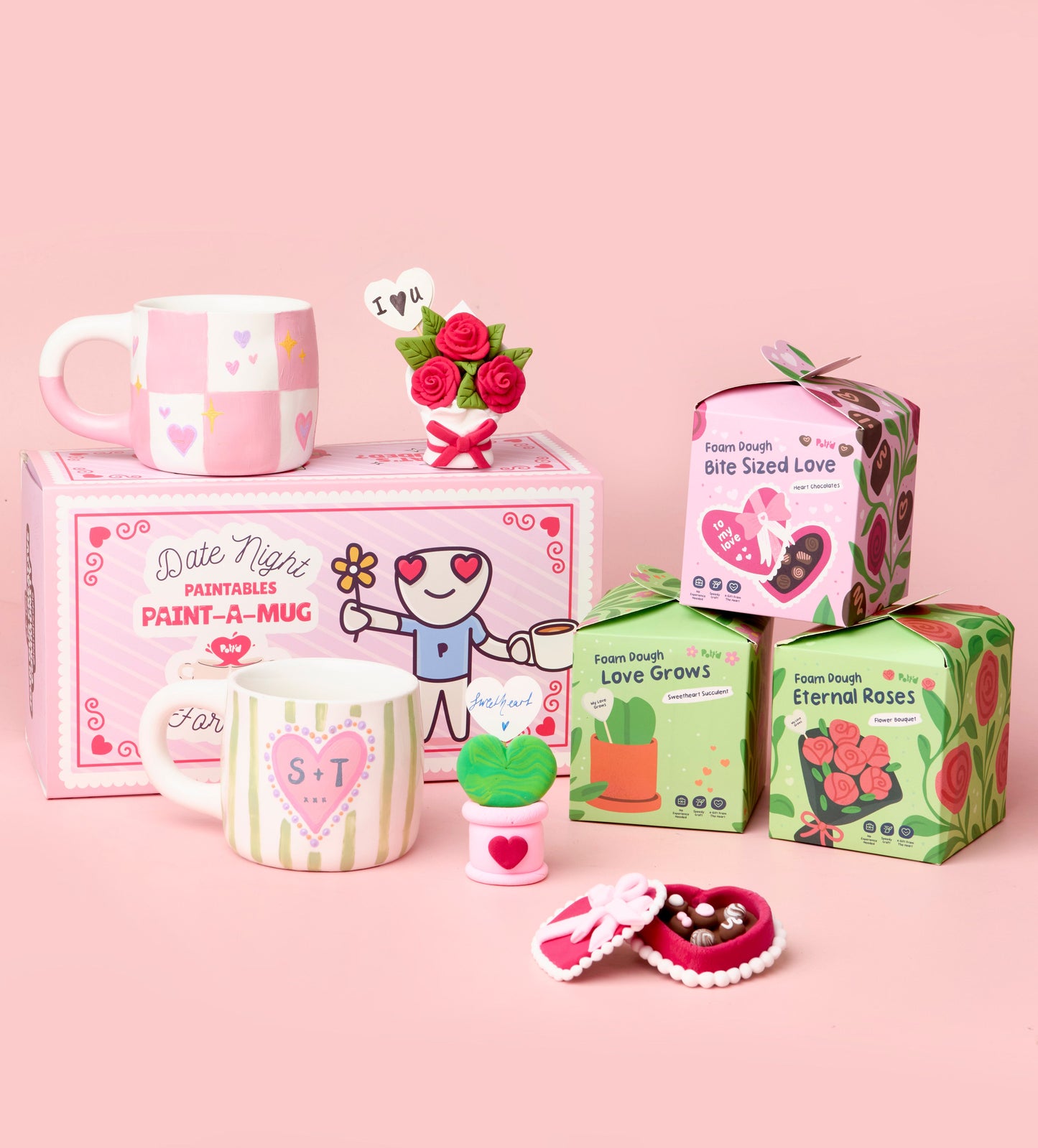 Valentine’s Foam Dough & Mug Bundle