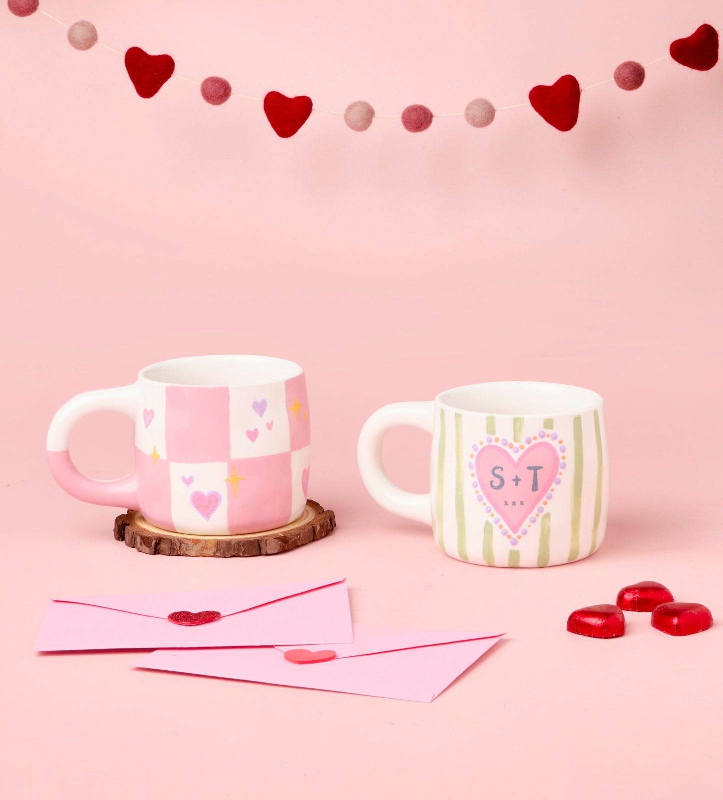 Valentine’s Wine & Mug Painting Bundle