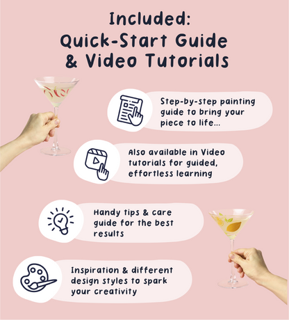 Paint-a-Cocktail Glass