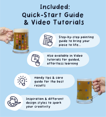 Paint-a-Beer Glass