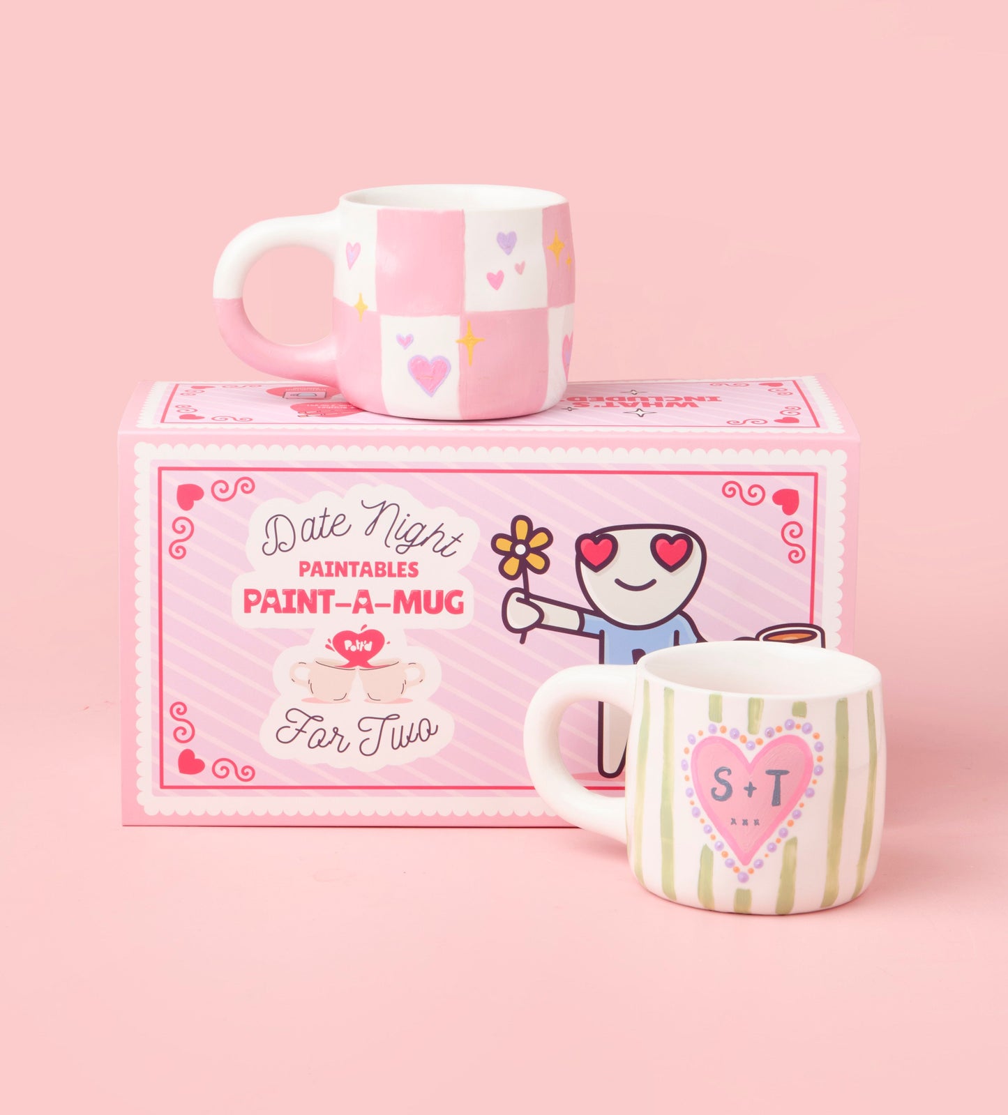 Valentine’s Wine & Mug Painting Bundle