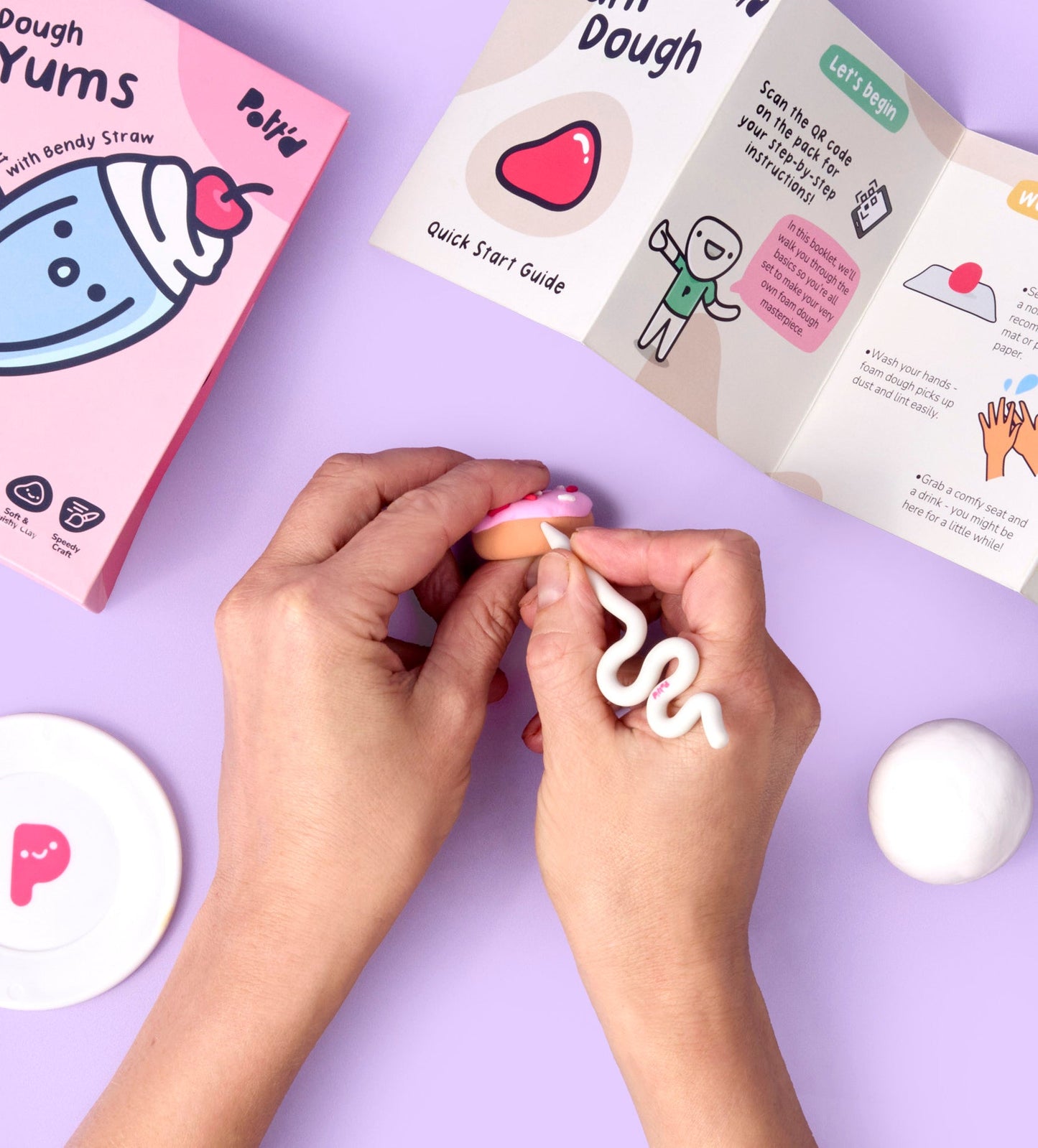 Kleine Leckereien: Milchshake & Donut