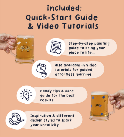 Schilder-je-eigen Bier- en Wijnglas