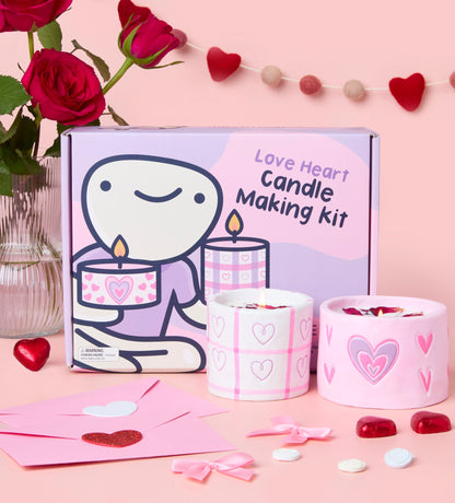 Red Rose Creative Candle & Clay Kit