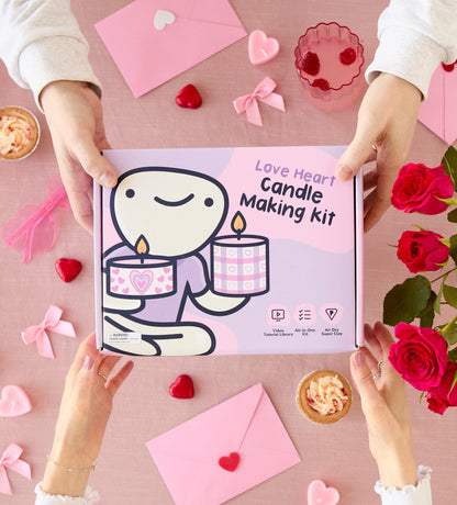 Red Rose Creative Candle & Clay Kit