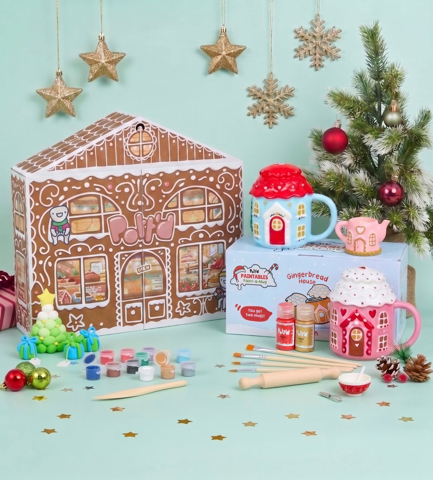 Lebkuchen Bundle: Adventskalender & Lebkuchen-Tassen