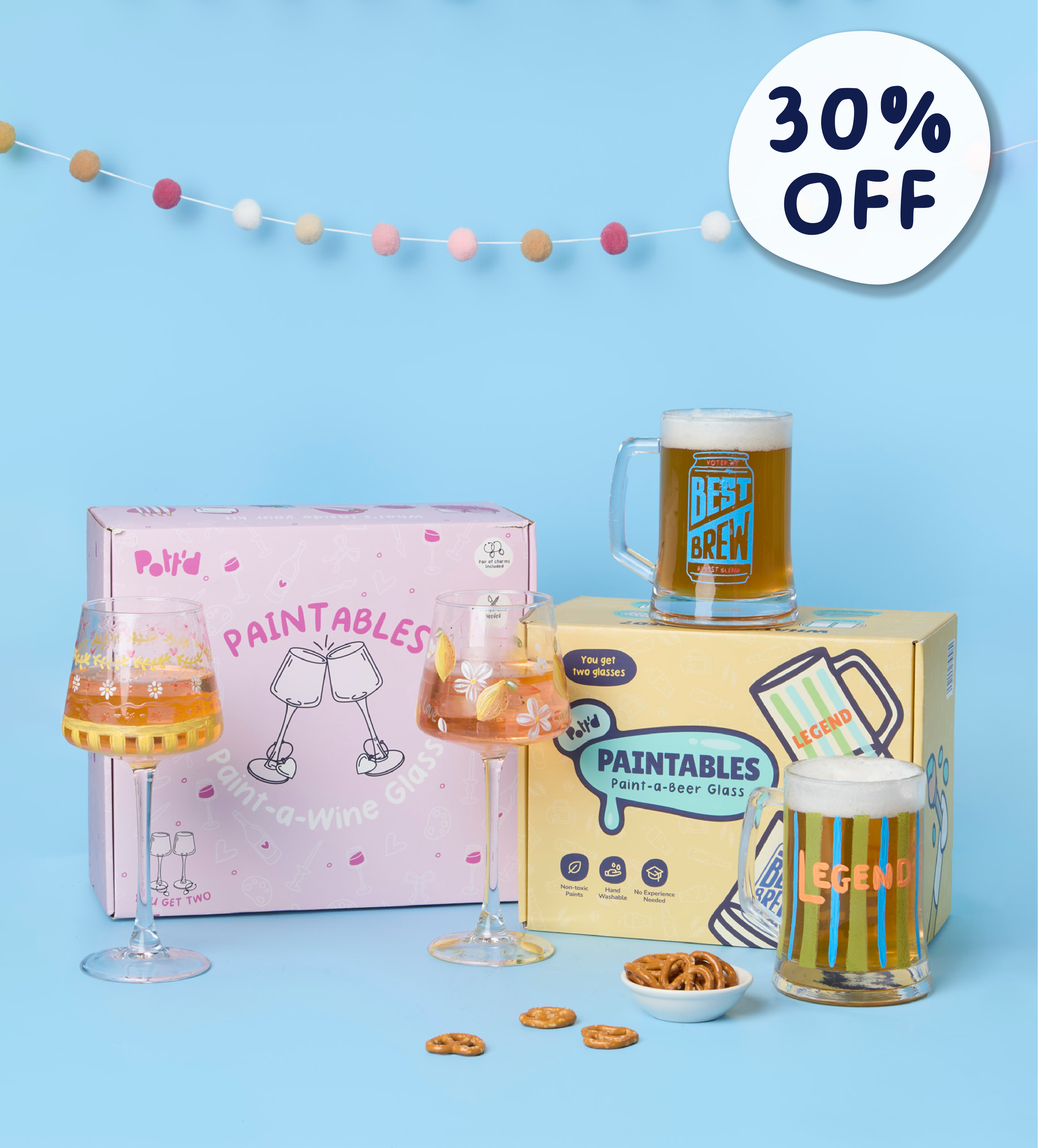 Raise a Glass: Beer & Wine Glass Bundle - Image 1