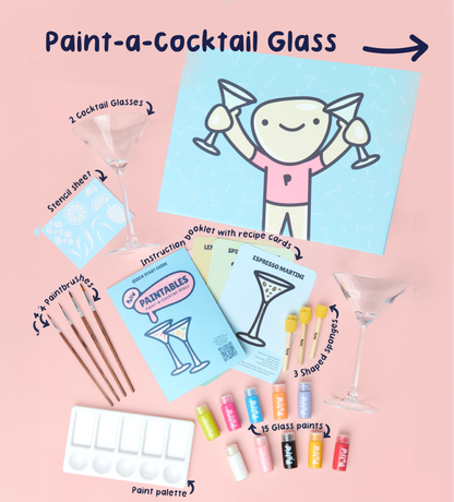 Sip & Style Bundle: Cocktailgläser und Weingläser