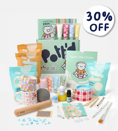Coffret Mug & Bougie en Poterie