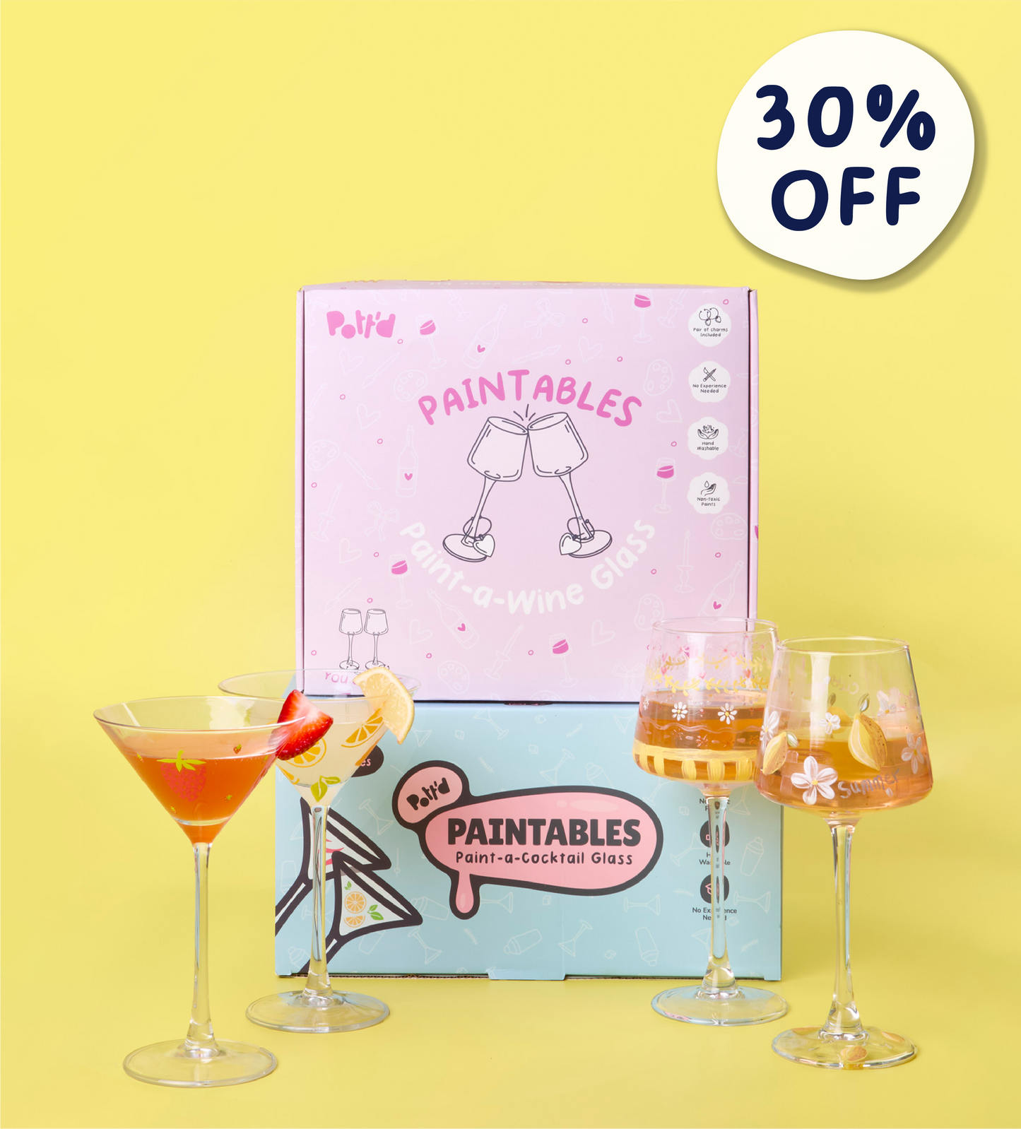 Sip & Style Bundle: Cocktailgläser und Weingläser