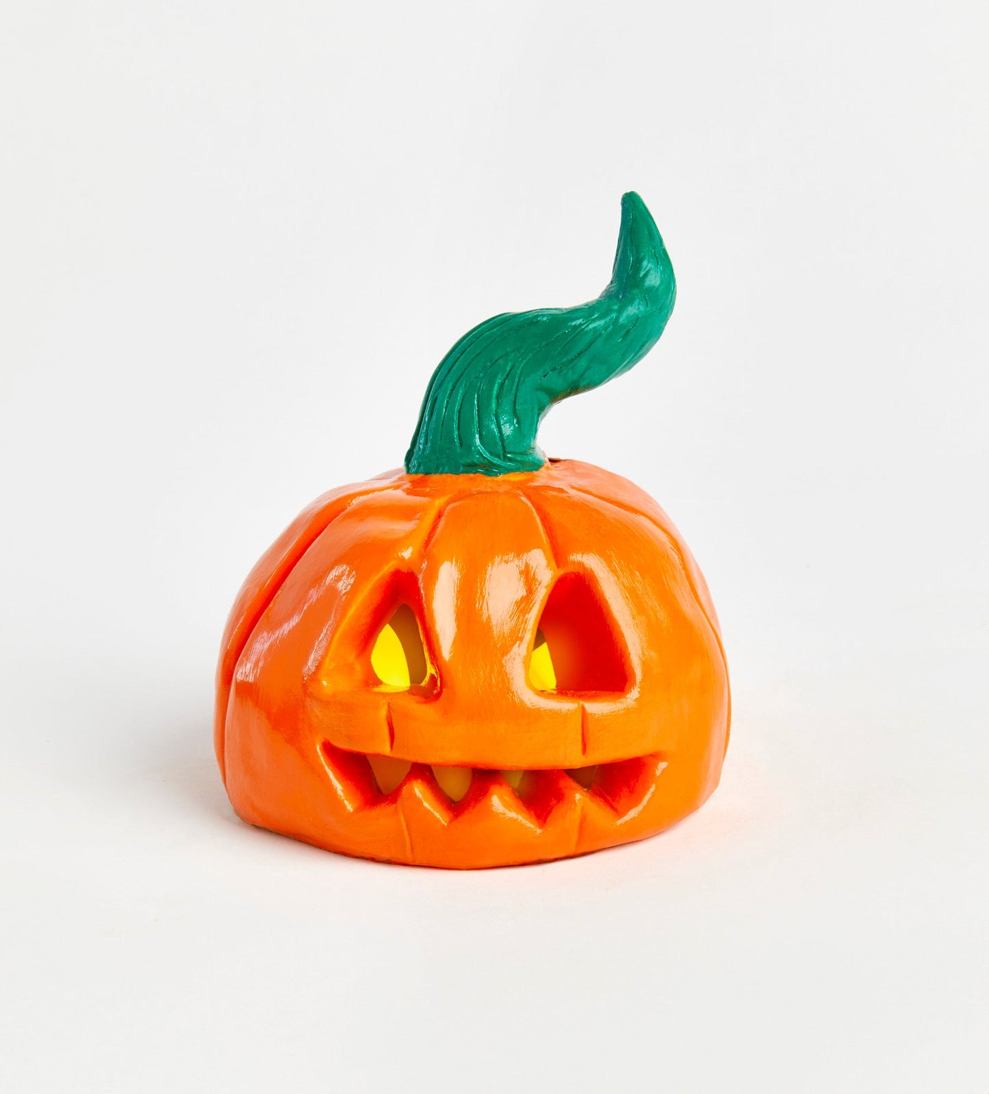 Soporte de Velas Calabaza de Halloween