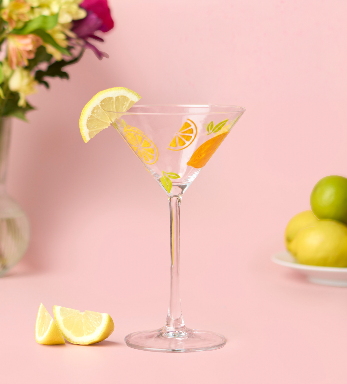 Paint-a-Cocktail Glass x2