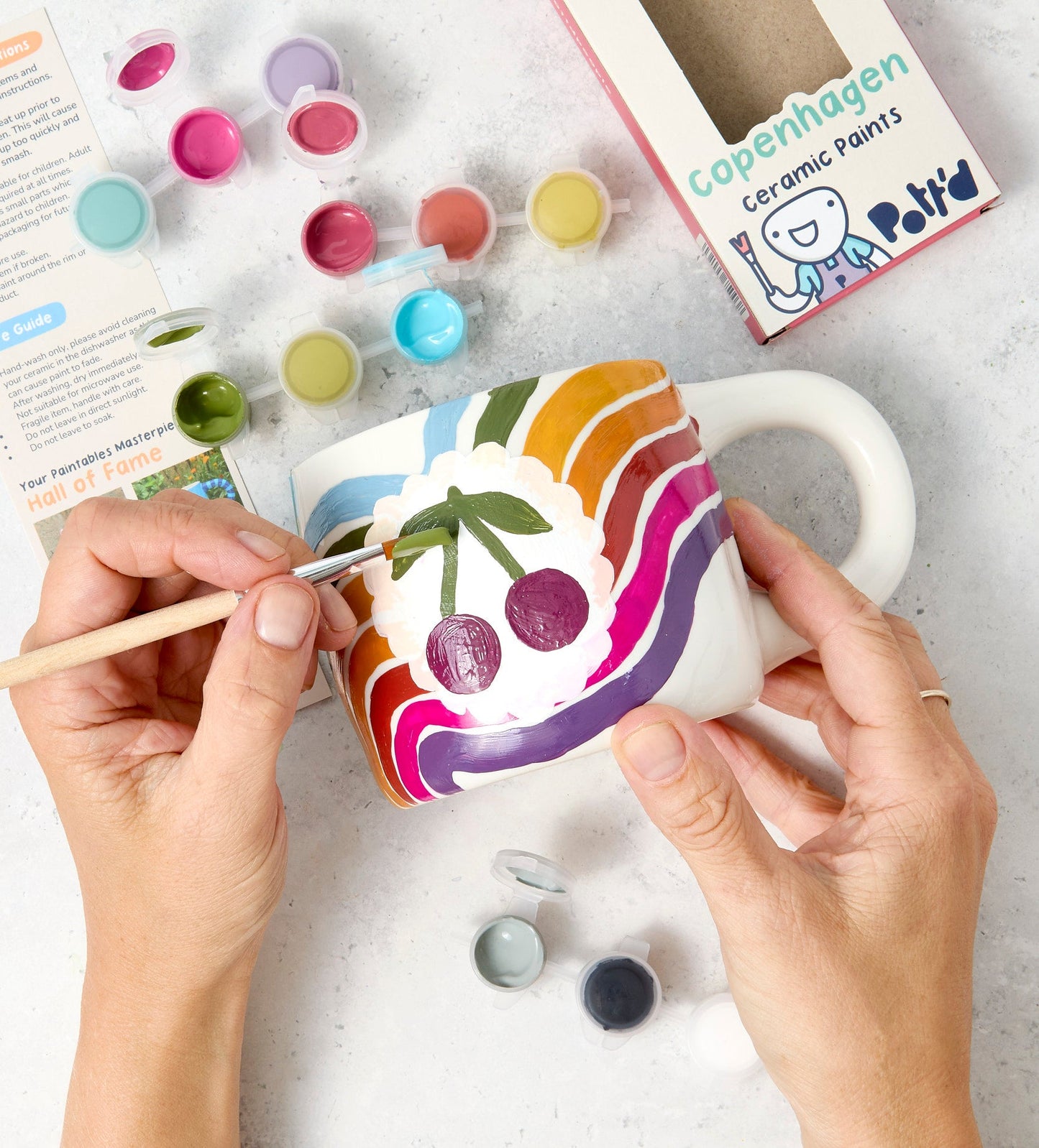 Kit Pinta Una Taza x2
