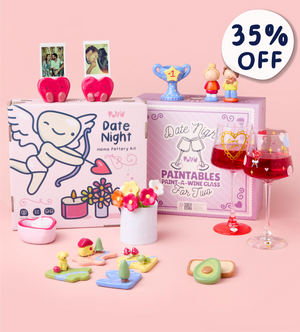 DIY Date Night: Weinglas & Töpfer Set