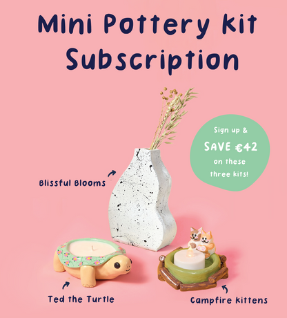 Home Pottery Mini Kit Subscription