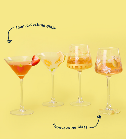 Sip & Style Bundle: Cocktailgläser und Weingläser