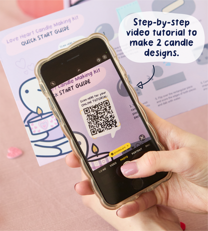 Red Rose Creative Candle & Clay Kit