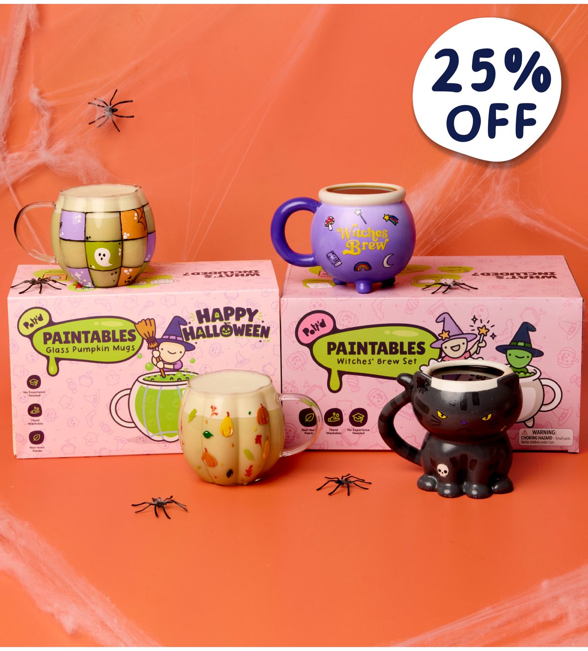 Coffret Mugs d’Halloween à Peindre