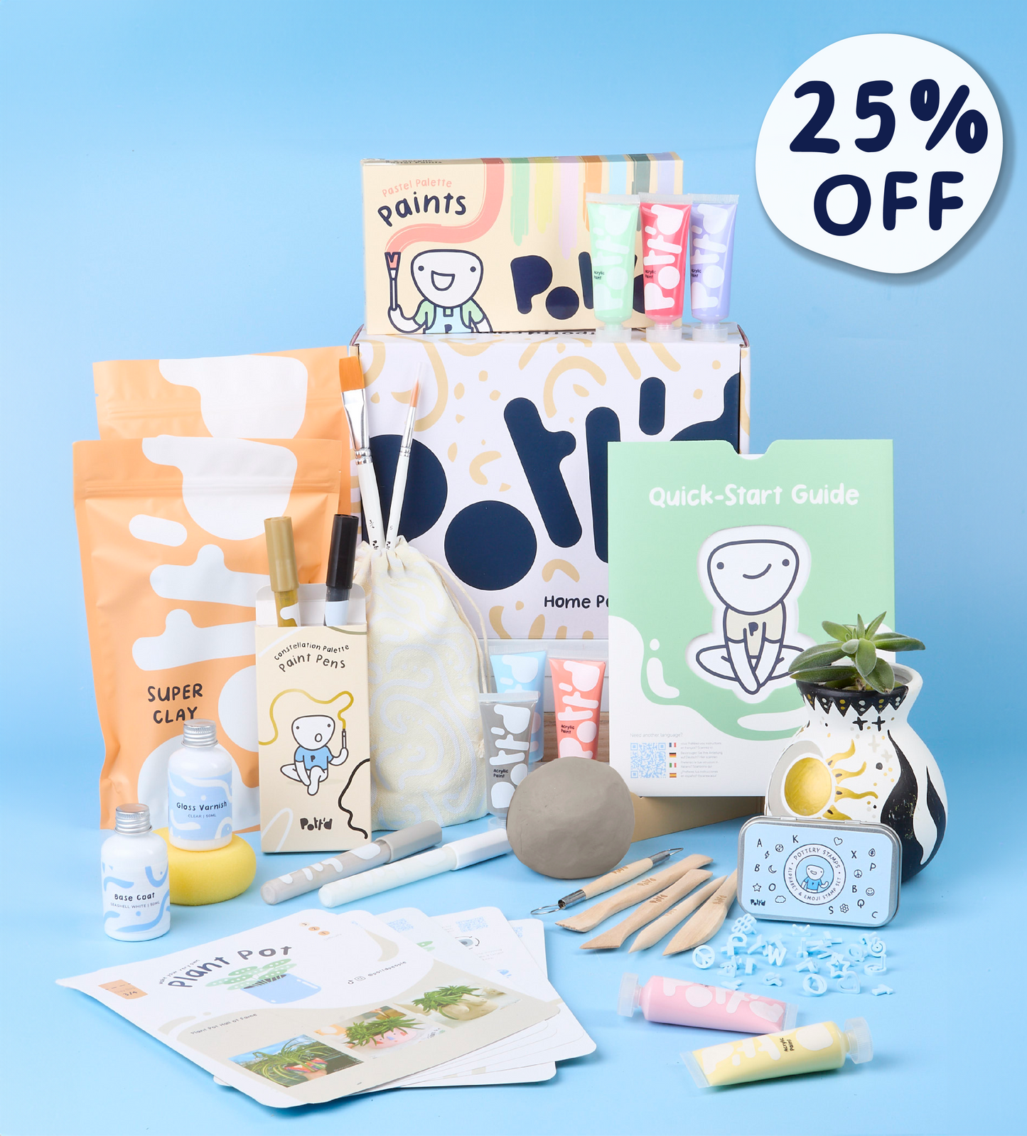 Deluxe Home Pottery Kit