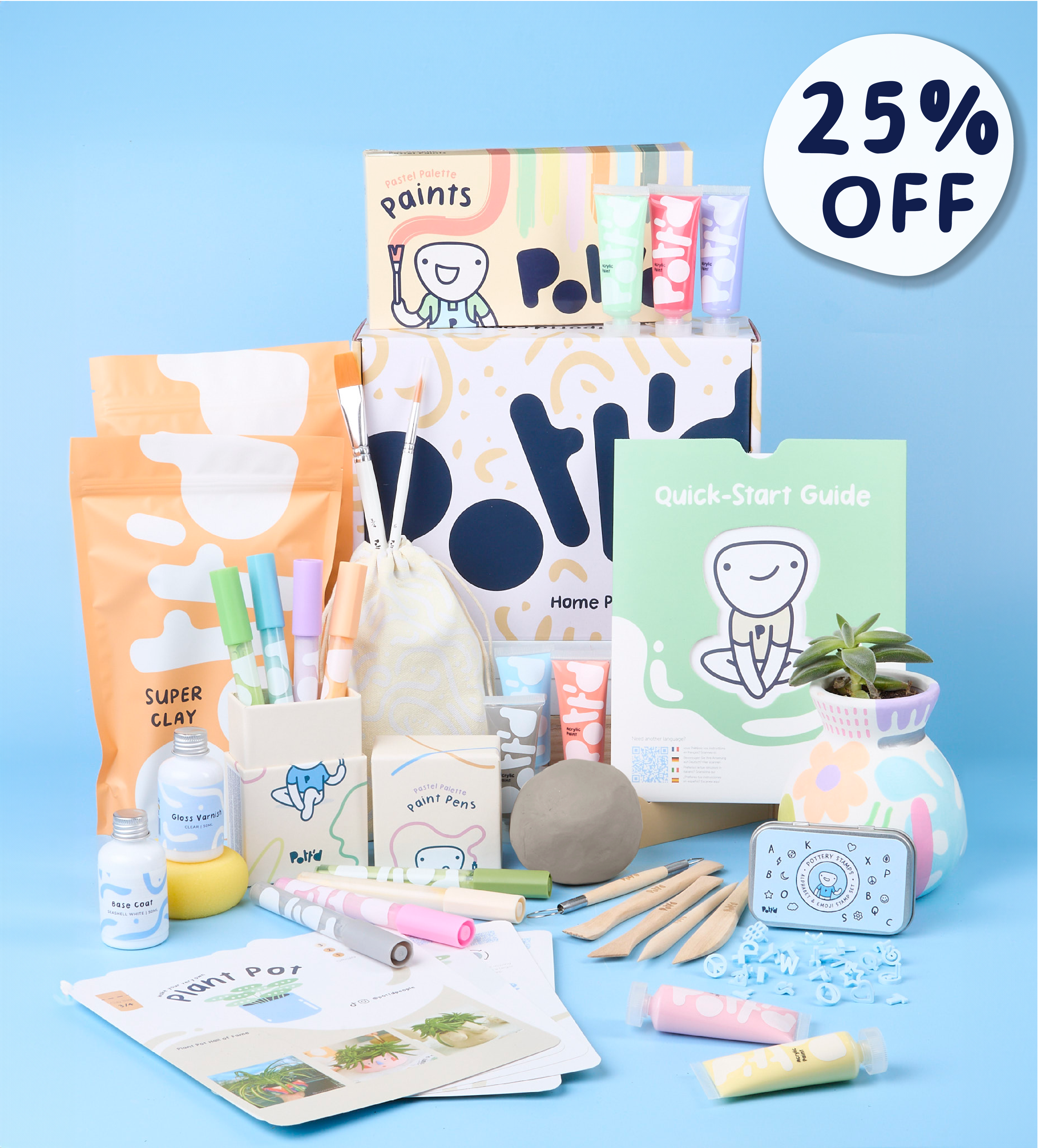 Deluxe Töpfer-Kit für zu Hause - Image 1