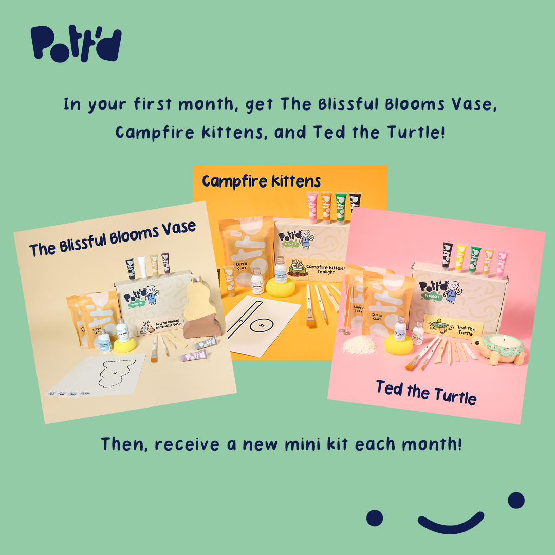 Home Pottery Mini Kit Subscription