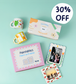 Paintables Set: Tasse & Rahmen