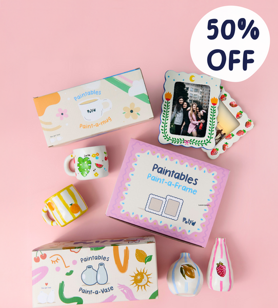 Paintables Mug, Frame & Vase Bundle