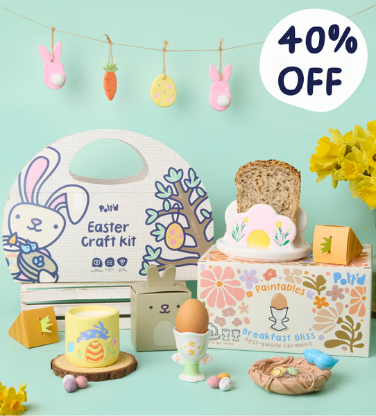 Creatori del Mattino di Pasqua: Set Lavoretti di Pasqua & Colazione