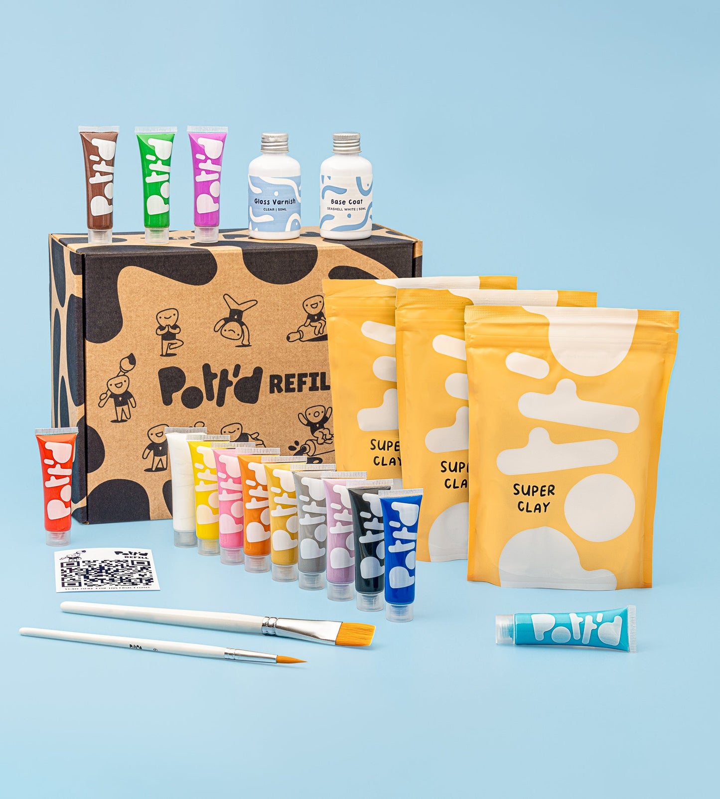 Nachfüllpack: Töpfer-Kit für zu Hause