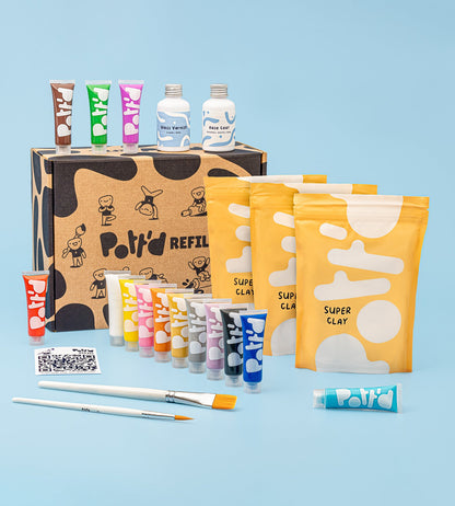 Nachfüllpack: Töpfer-Kit für zu Hause