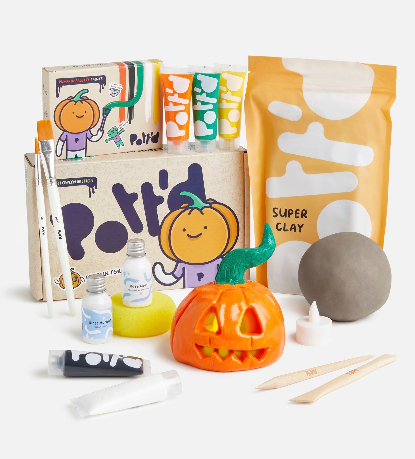 Halloween Pompoen Theelicht Pot