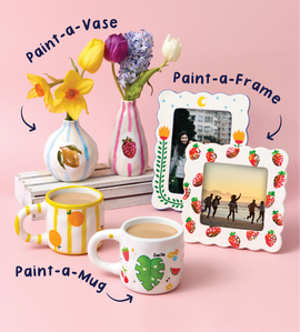Coffret Peinture : Tasse, Cadre et Vase