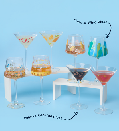 Sip & Style Bundle: Cocktailgläser und Weingläser