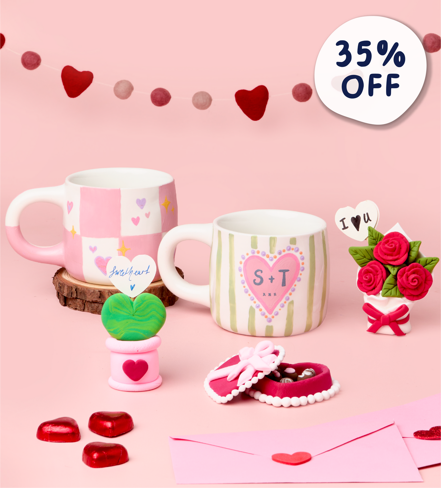 Valentine’s Foam Dough & Mug Bundle
