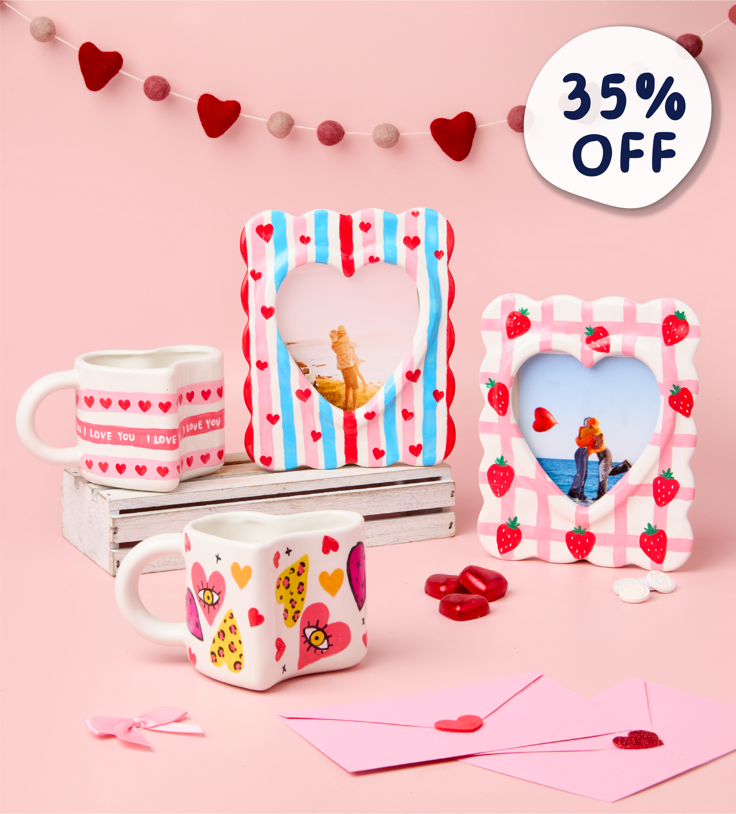 Coffret Full of Heart Mugs & Cadres