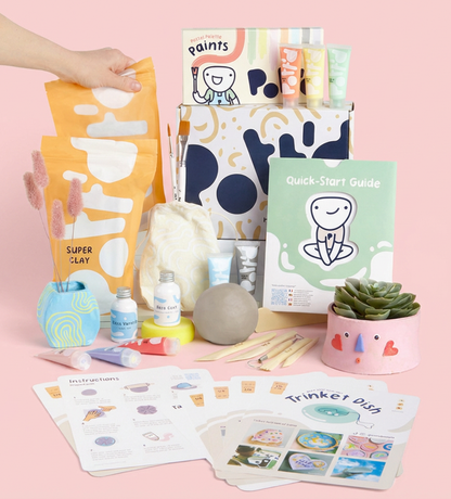 Töpfer-Kit für zu Hause