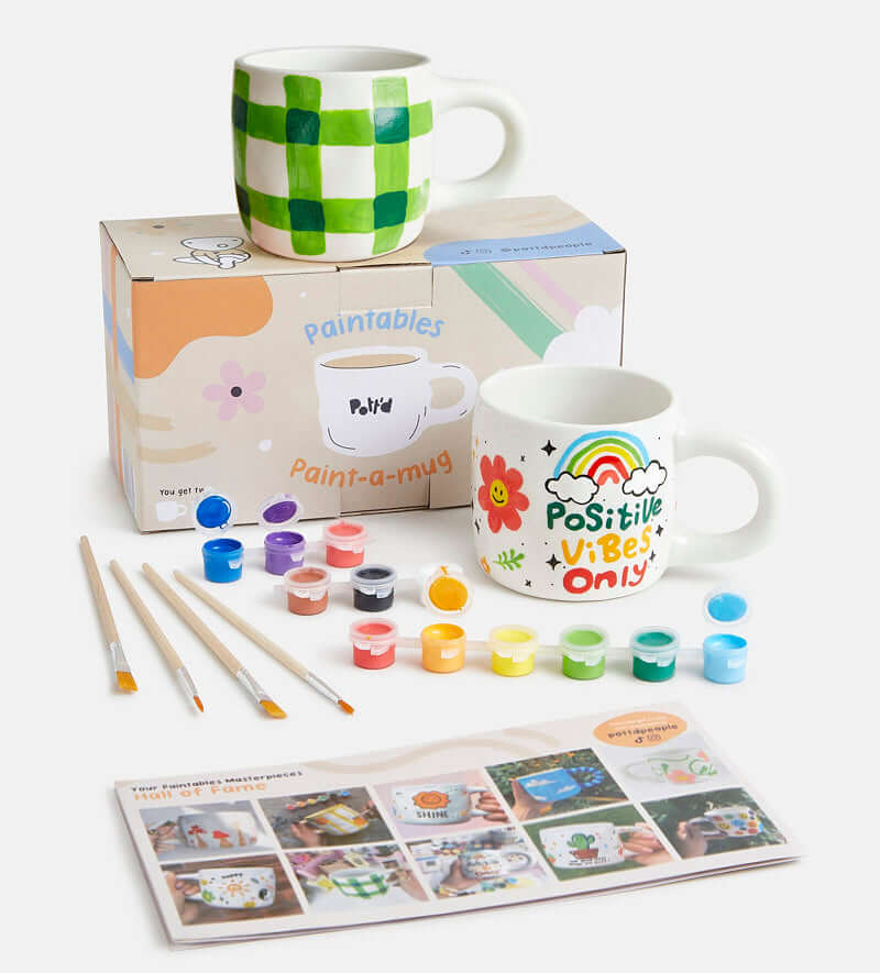 Kit Paint-a-Mug x2