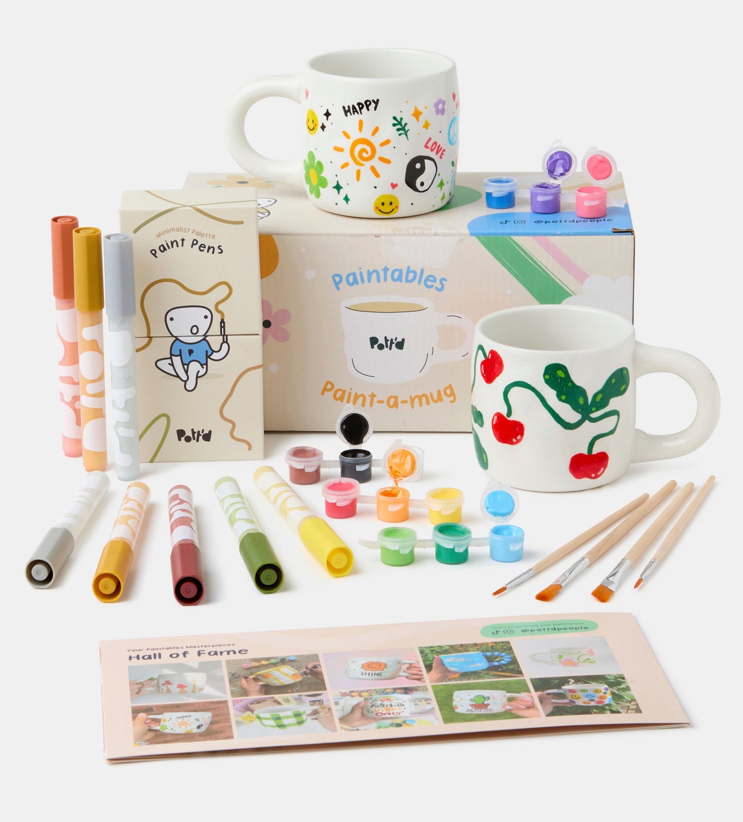 Kit Pinta Una Taza x2