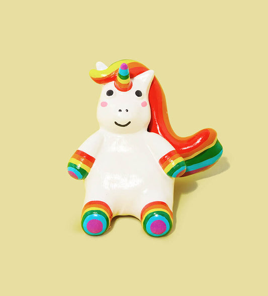 Über dem Regenbogen Einhorn